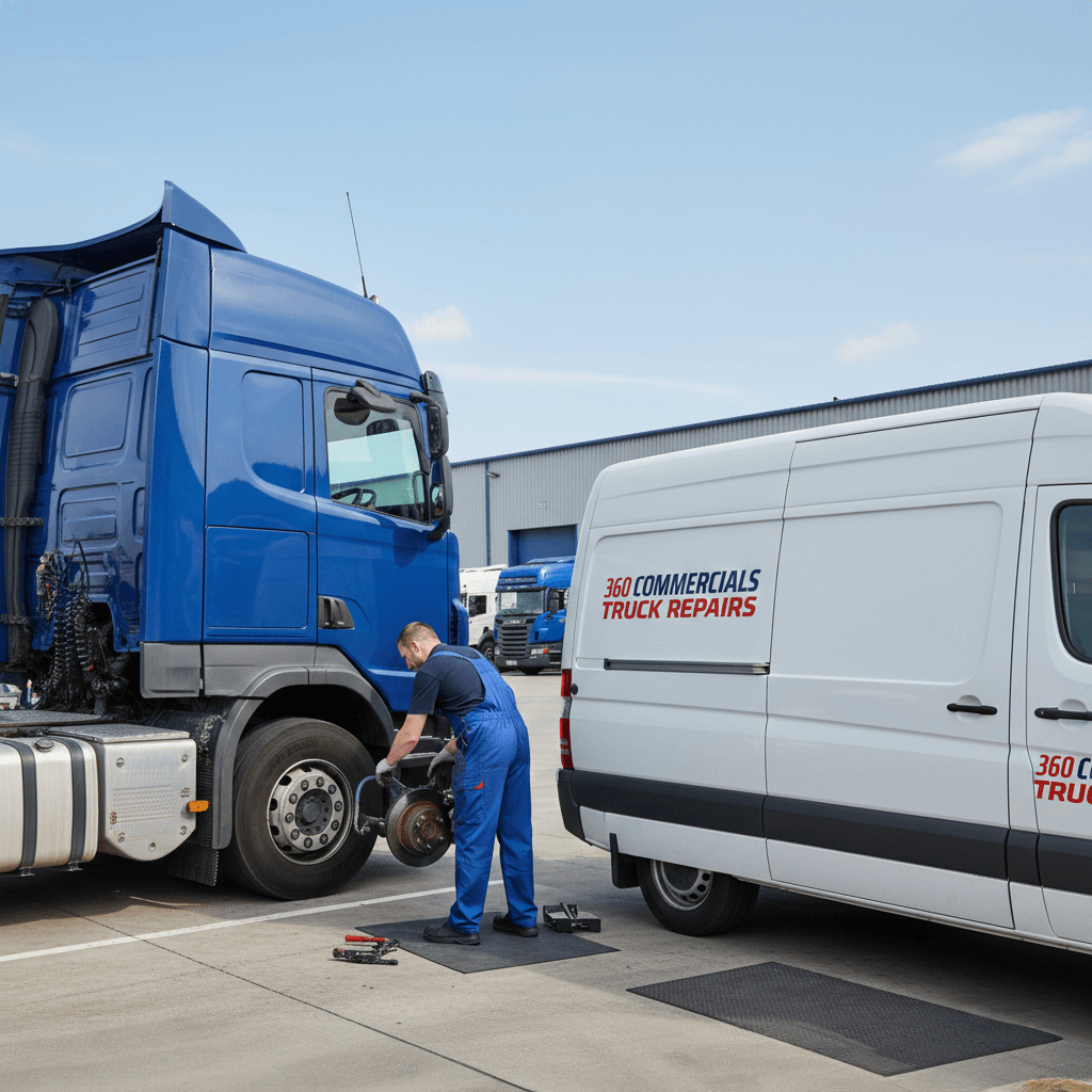 HGV Mechanic at work